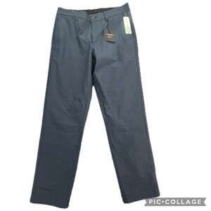 01 Algo Tech Commuter 2.0 Trouser Pant Navy Men's Size 32x30 Performance Wicking